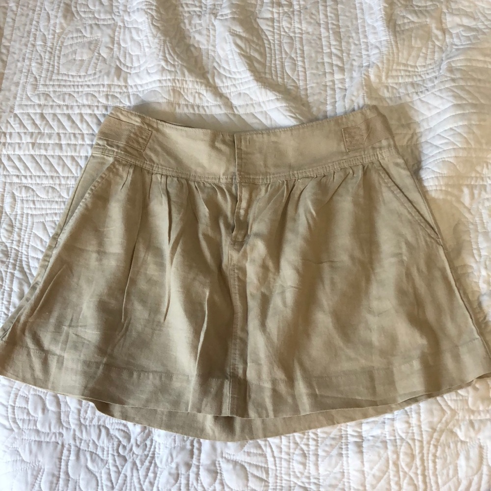 OLD NAVY | Khaki Linen Skirt
